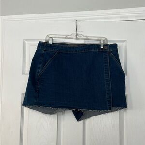 Torrid Dark Blue Denim Skort